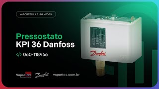 Pressostato KPI 36 Danfoss  Código 060118966 [upl. by Mauri452]