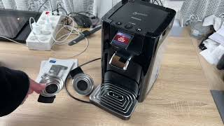 Philips Senseo Quadrante Kaffeepadmaschine mit Café Boost Technologie Overview Unboxing amp Anleitung [upl. by Siraved]