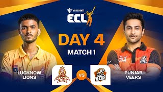 ECL  Match 8  Lucknow Lions vs Punjab Veers  Anurag Dwivedi vs Harsh Beniwal [upl. by Zalea]