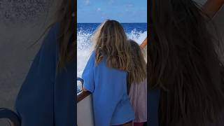 Gulf Stream Crossing 🇧🇸🇺🇸🌴🍻calmsea boatlife alternativelifestyle homeschooling bahamas island [upl. by Arrad]