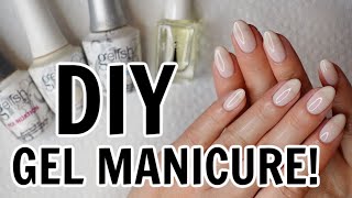 StepbyStep Gel Manicure ATHOME  SAVE TIME amp [upl. by Retxed]