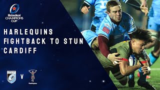 Highlights  Cardiff Rugby v Harlequins Round 3 │Heineken Champions Cup Rugby 202122 [upl. by Brena]