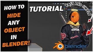 How To Hide Objects in Blender  Tutorial [upl. by Yelroc942]