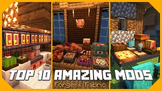 Top 10 Amazing Mod For Farmer Delight  Minecraft Forge amp Fabric 1192 amp Other Versions [upl. by Nyrac556]