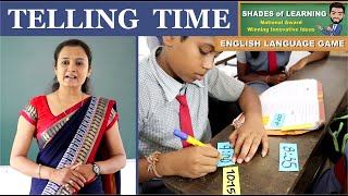 TELLING TIME  English Language Game  Language Activity  teach Time  Innovative Teaching Idea [upl. by Sirron610]