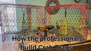 Building Hex wire Crab Traps [upl. by Santos]