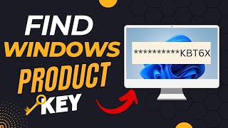 How to Find Windows Product Key  Any Windows  3 easy methods [upl. by Jesse]