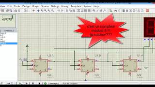 Comment Réaliser un compteur asynchrone modulo 6 [upl. by Pillihp]