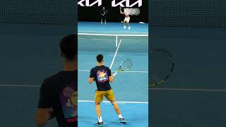 Carlos Alcaraz Forehand Slowmotion shorts [upl. by Culley]