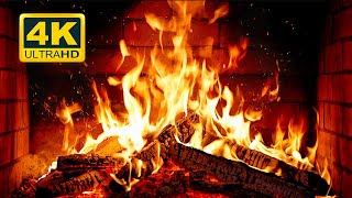 🔥 Cozy Fireplace 4K 12 HOURS Fireplace with Crackling Fire Sounds Crackling Fireplace 4K [upl. by Ateiluj84]