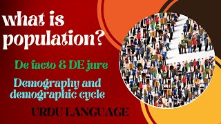 what is population what is demography Demographic cycle [upl. by Alihet]