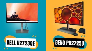 Dell U2723QE vs BenQ PD2725U  Which One Is Better [upl. by Lipp745]