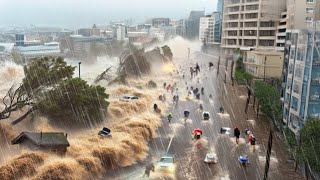 Cape Town is Underwater now Storm and Flood like Tsunami hits South Africa everyone is shocked [upl. by Imailiv617]