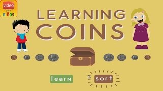 Learning Coins  Game Kids [upl. by Nylessoj]