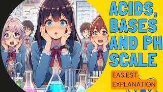 Acids Bases and pH  Chemistry Essentials  Easy lecture  ROnline Classes ICSE CBSE GRADE 7 8 [upl. by Stralka691]