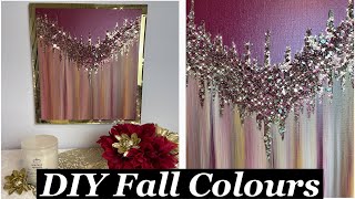 DIY Fall Colour Bling Art [upl. by Enniotna]