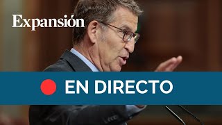 DIRECTO  Siga la segunda sesión del debate de investidura de Alberto Núñez Feijóo [upl. by Hnacogn]