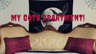 My Basement Apartment  Gothy Apartment Tour 🦇 [upl. by Eatnuahc]