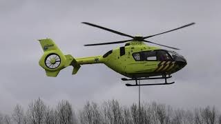 lifeliner 1 13991 stijgt op van een melding in Velsenzuid [upl. by Gwendolin]