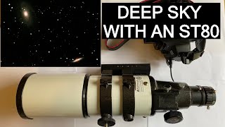 Astrophotography with a Short Tube 80 ST80 Achromatic Telescope [upl. by Cary]