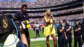 Colby Caillat National Anthem 91111 [upl. by Drawyeh]