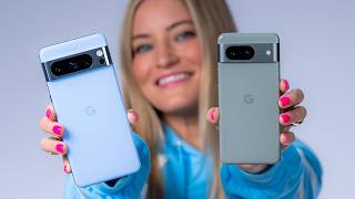 NEW Google Pixel 8 phone  FIRST LOOK [upl. by Anoblav395]