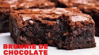 BROWNIE FIT DE CHOCOLATE SUPER FÁCIL E SABOROSO [upl. by Norit]