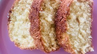 Coconut Loaf Cake  Desiccated Coconut Cake Recipe at Home  Easy Recipe [upl. by Daryle]