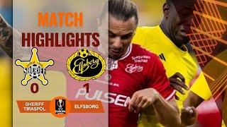 SHERIFF 0 1 ELFSBORG UEFA EUROPA LEAGUE HIGHLIGHTS  25072024 [upl. by Anilos]