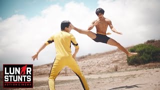 BRUCE LEE vs JEAN CLAUDE VAN DAMME Funny Fight Scene [upl. by Salangi]