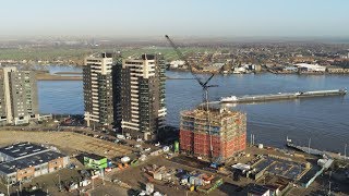 De Schans Ridderkerk nieuwbouw januari 2019 [upl. by Averill]