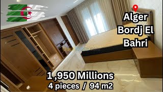 Ouedkniss  Alger Bordj El Bahri  1950 Millions  Appartement F4 Superficie 94 m2 4 pieces [upl. by Tad]