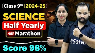 Class 9 Science Marathon for Half Yearly 202425  Complete Science Syllabus  Mid Term Marathon [upl. by Laiceps]