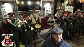 Castlederg Young Loyalists Flute Band 6 Afterwards in the Windsor Bar 91124 [upl. by Kenwrick253]