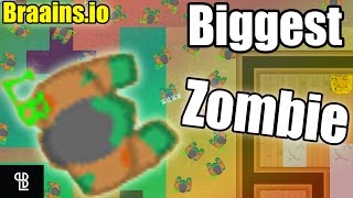 Biggest Zombie ever in braainsio  The biggest survivor Braainsio [upl. by Avot]