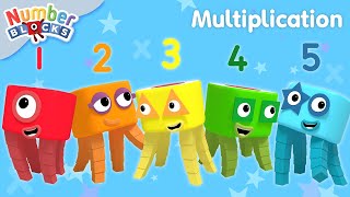 Times Tables  Multiplication for Kids Compilation  All Levels  Maths for Kids  Numberblocks [upl. by Soni]