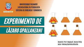 Experimento de Lázaro SpallanzaniGeneración Espontánea [upl. by Ralston]