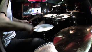 Toni Merkel  Deathmetal Drum Jam Blastbeats Heel Toe CloseUp [upl. by Nylareg]