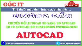 Autocad Hướng dẫn chuyển từ chế độ 3d sang chế đọ 2d [upl. by Prochoras137]