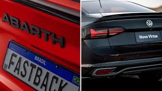 FIAT FASTBACK ABARTH E VW VIRTUS EXCLUSIVE OS ESPORTIVOS PARA TODA A FAMÍLIA [upl. by Annid]