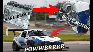 Building A 1000WHP CAPABLE K24 MOTOR For My Track Miata Building the Ultimate Hillclimb Miata Ep9 [upl. by Kearney]