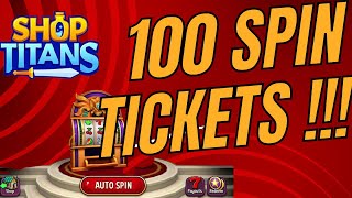 SHOP TITANS 100 SPIN TICKETS BABY Additionally breaking down where to get them and how to use [upl. by Jerry528]