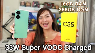 realme C55  Fullreview Budget Phone w 16GB RAM 256GB ROM amp 33W Super VOOC Charged [upl. by Kenzie652]