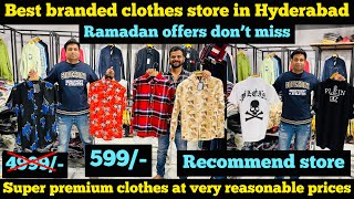 100 branded clothes store at cheap prices half million store branded store Hyderabad [upl. by Atinnor]