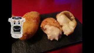 CROQUETAS DE JAMON ALBERTO CHICOTE FRITURA [upl. by Woodring]