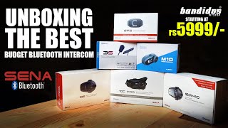 Helmet Bluetooth Devices starting  Rs5999 2020  Unboxing SENA Parani M10  Bandidos PITSTOP [upl. by Tymes]