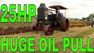 Rumely Oil Pull Tractor Plowing Field Advance Rumely Oil Pull 2545HP ROUGH AND TUMBLE KINZERS PA [upl. by Pedrotti]