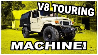 Weapon Rig Machine so many words to describe this touring V8 FJ45 [upl. by Oibirot]