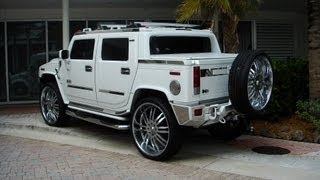 Hummer H2 SUT on 30quot Giovanna Wheels [upl. by Halyak]