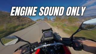 Honda XADV 750  Akrapovic Exhaust Sound RAW Onboard [upl. by Hester]